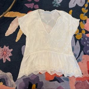NWOT Zara Lace Blouse